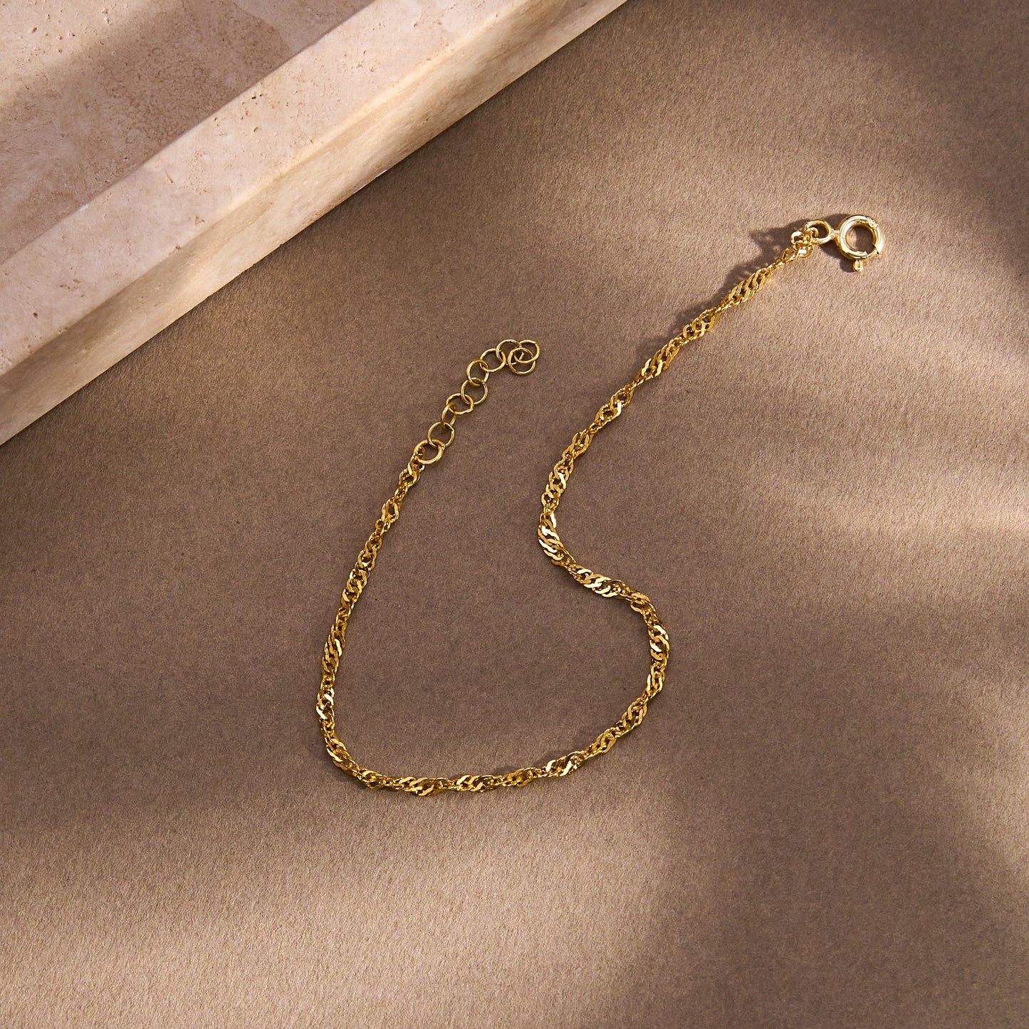 Dainty Chain Bracelet | Singapore Chain Bracelet