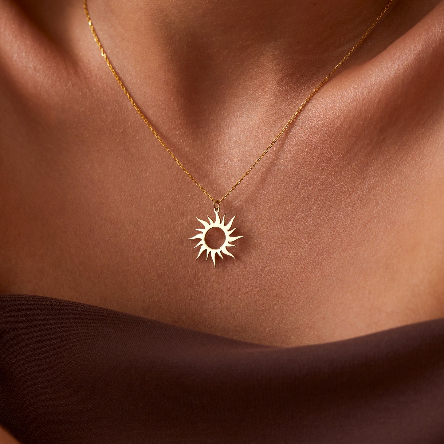 Dainty Sun Necklace
