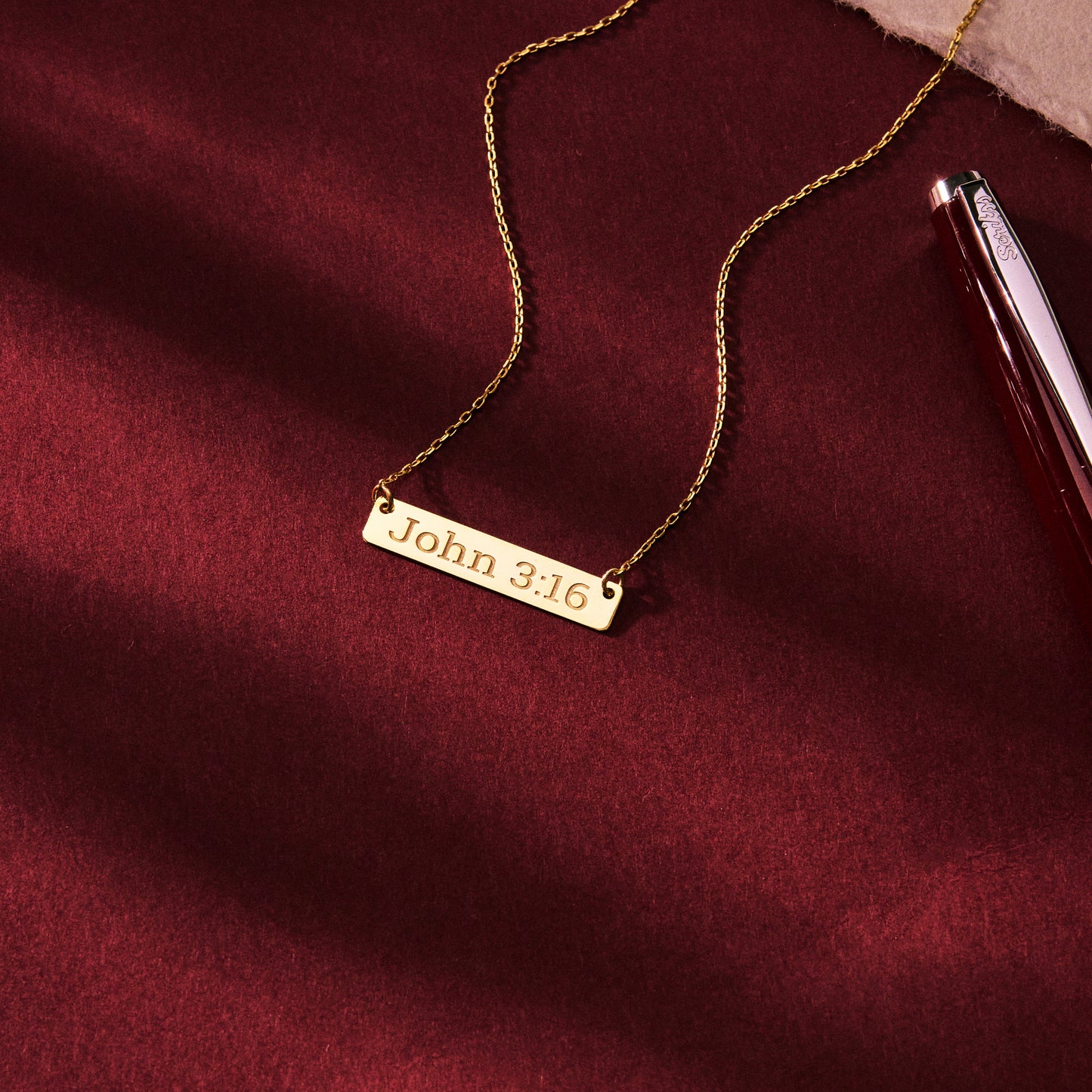 Custom Bible Verse Necklace