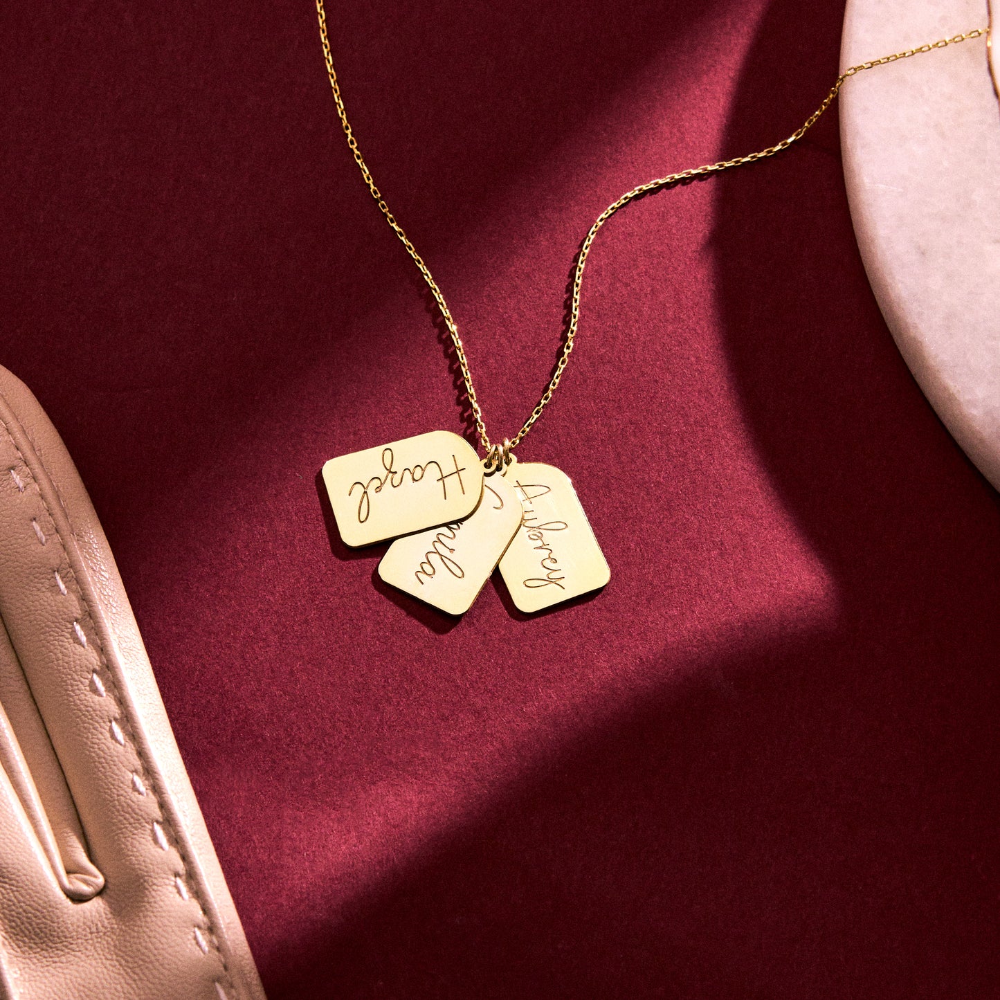 Custom Dog Tag Necklace | Engraved Disc Necklace