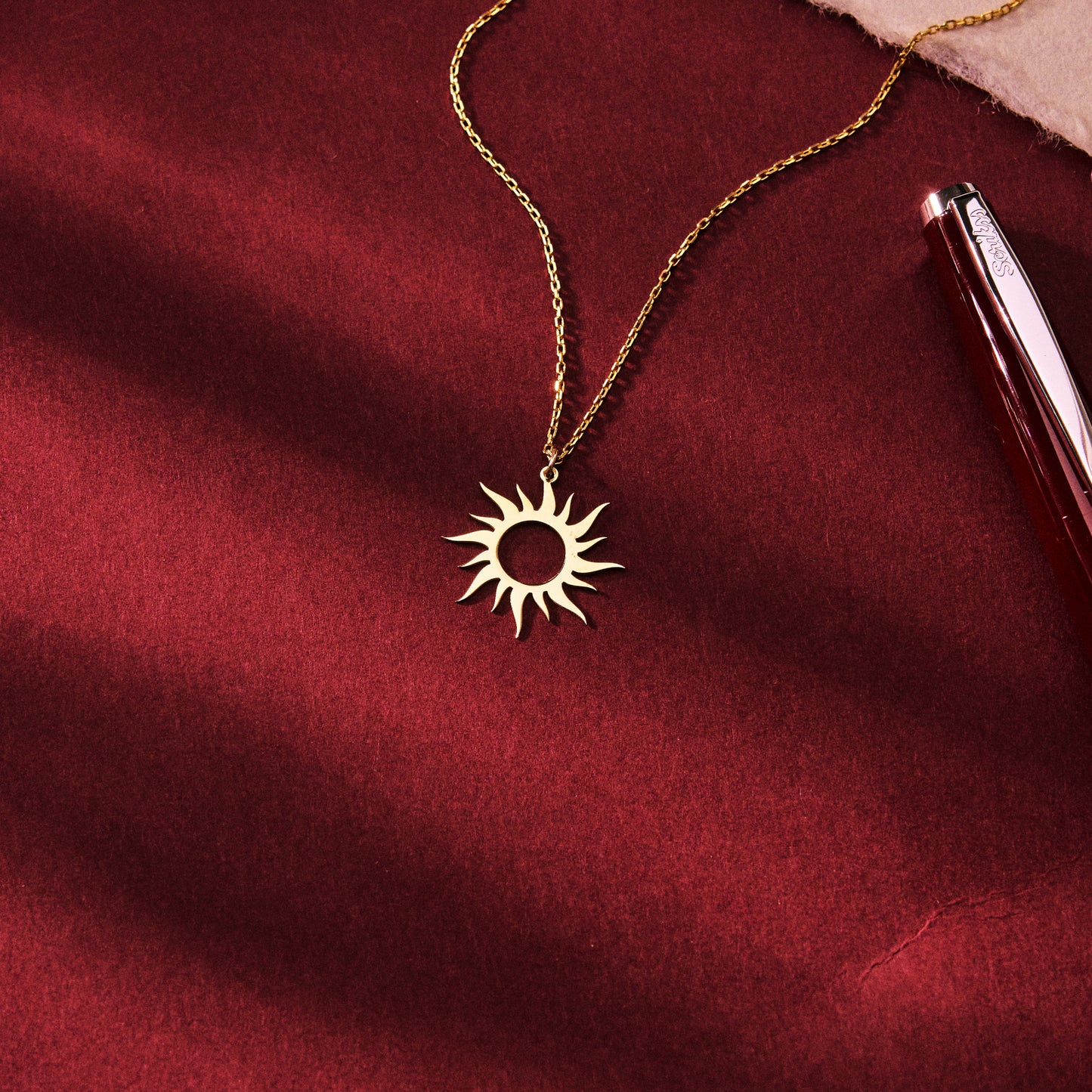 Dainty Sun Necklace