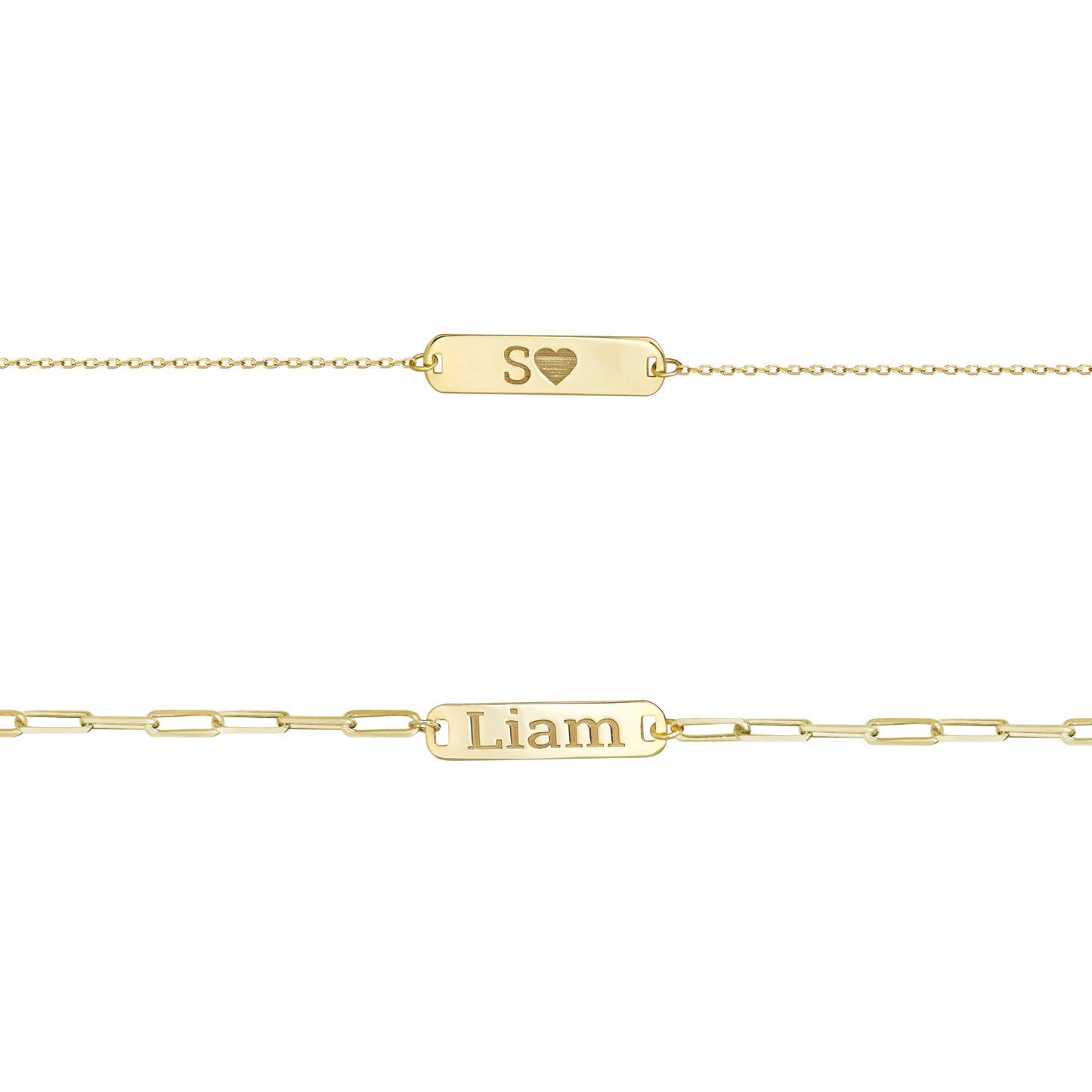 Couples Bracelet Set | Custom Bar Bracelet