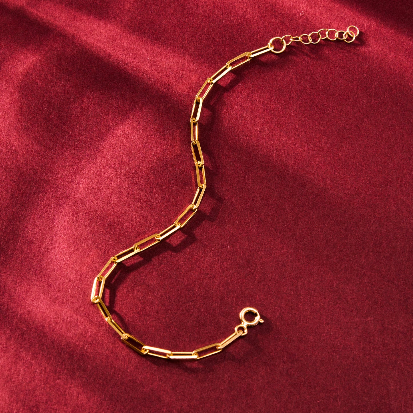 Paperclip Chain Anklet