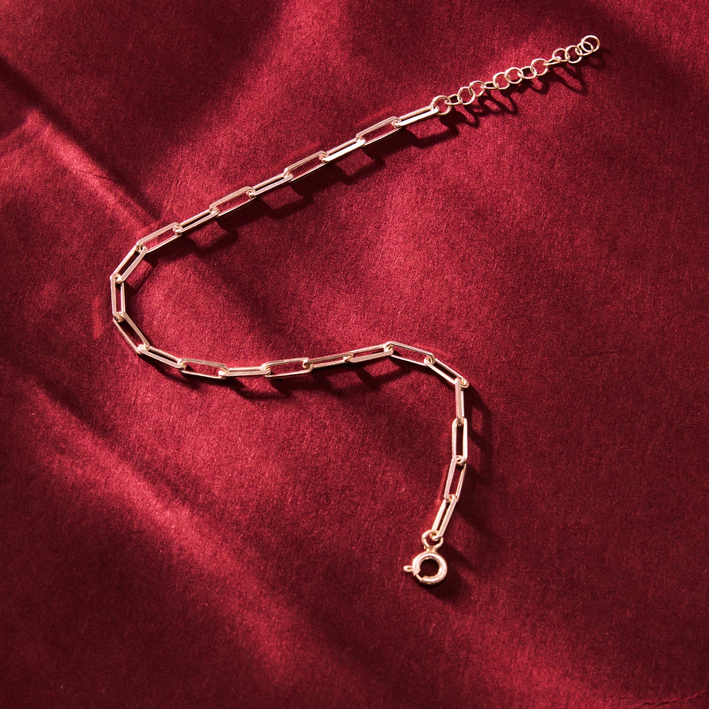 Paperclip Chain Anklet