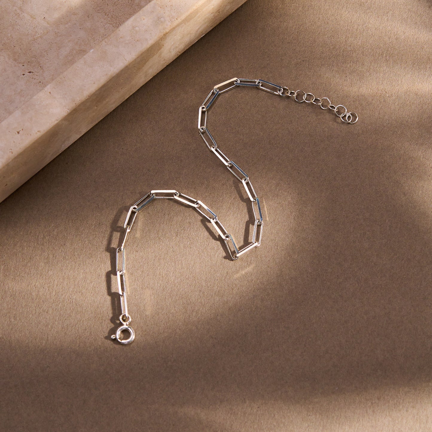 Paperclip Chain Anklet