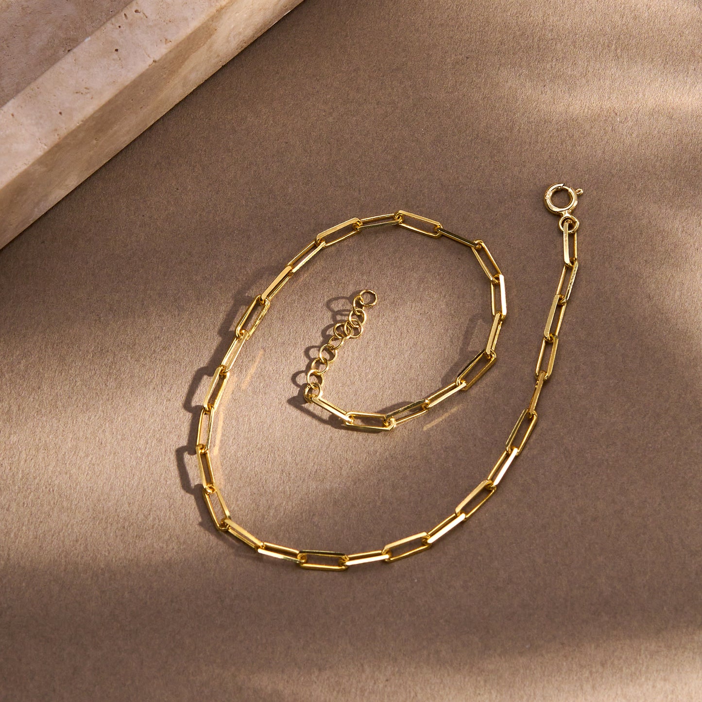 Paperclip Chain Anklet
