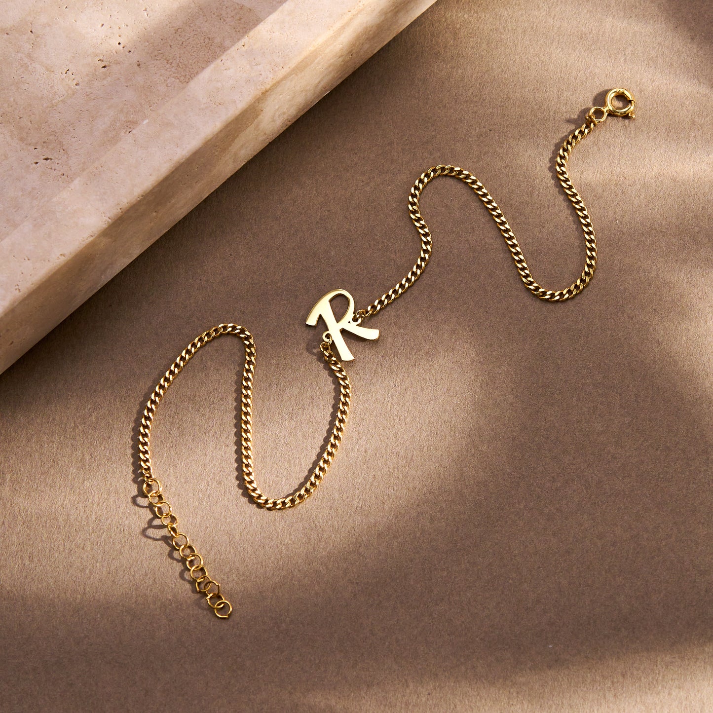 Custom Initial Anklet