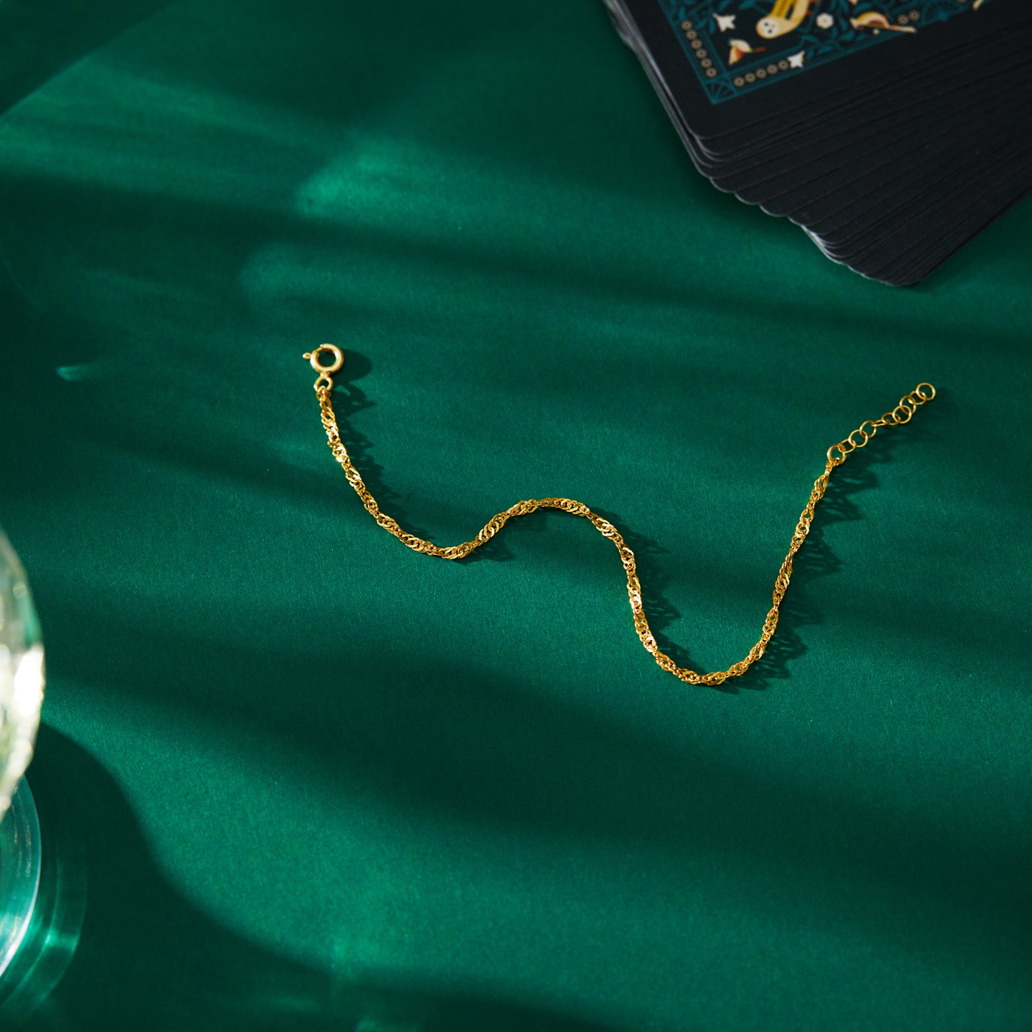 Dainty Chain Bracelet | Singapore Chain Bracelet