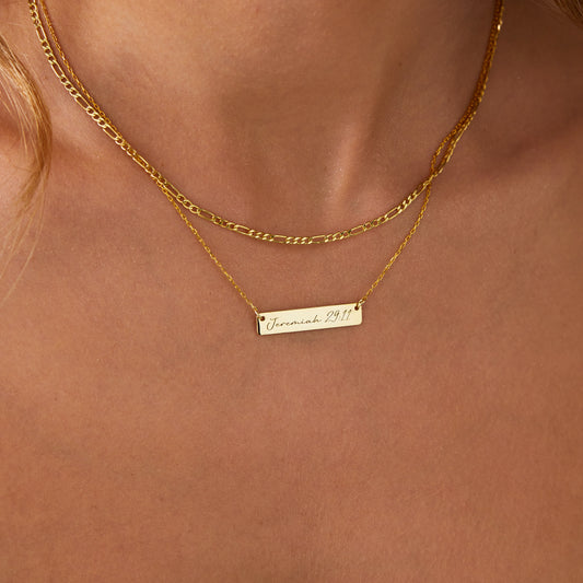 Custom Bible Verse Necklace