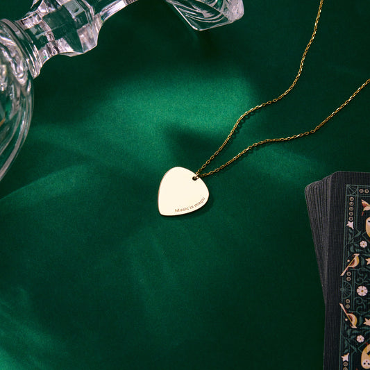 Personalized Guitar Pick Necklace