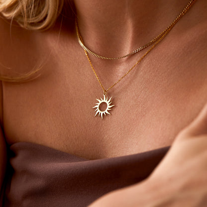 Dainty Sun Necklace