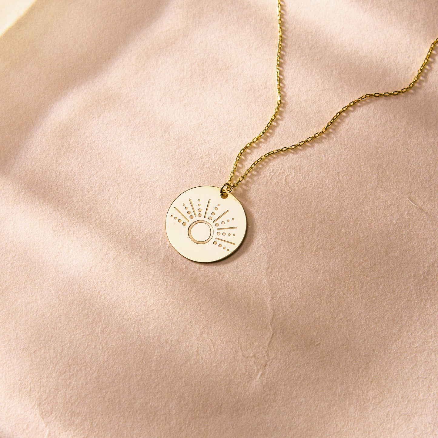 Minimalist Sun Necklace