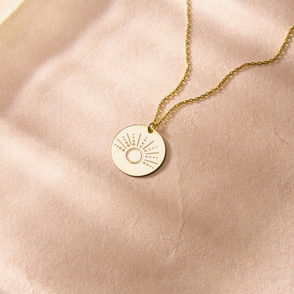 Minimalist Sun Necklace