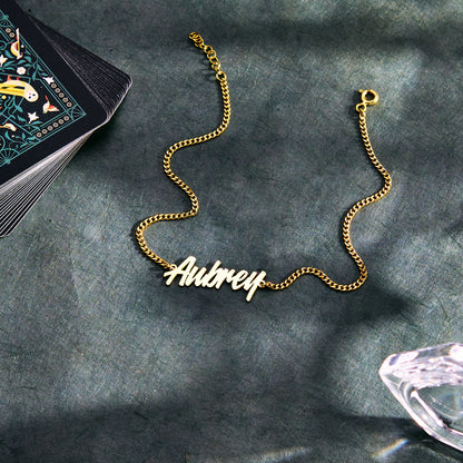 Custom Name Anklet