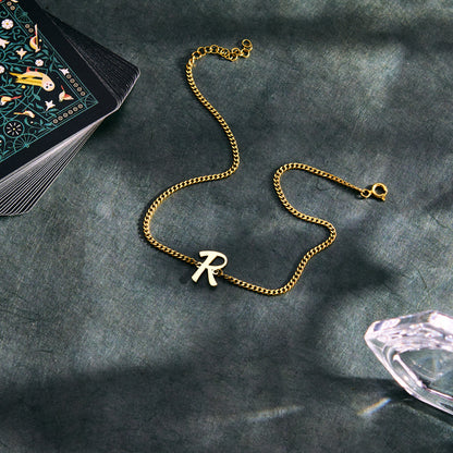 Custom Initial Anklet