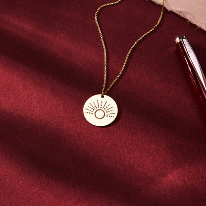 Minimalist Sun Necklace