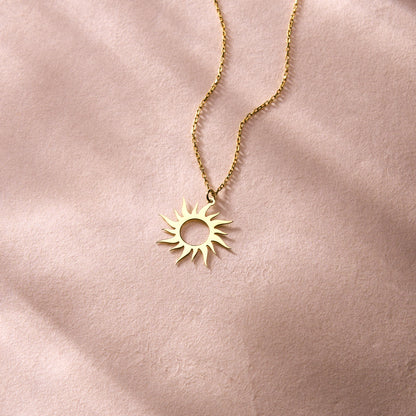 Dainty Sun Necklace