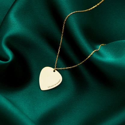 Custom Guitar Pick Necklace