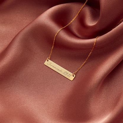 Custom Bible Verse Necklace
