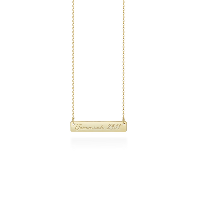 Custom Bible Verse Necklace