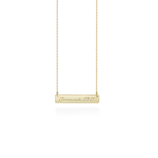 Custom Bible Verse Necklace