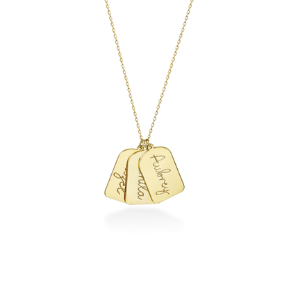 Custom Dog Tag Necklace | Engraved Disc Necklace