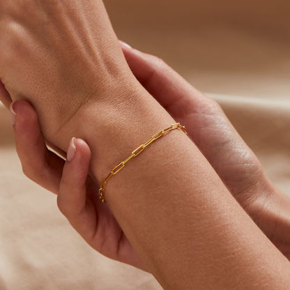 Paperclip Chain Bracelet