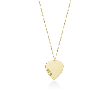 Personalized Guitar Pick Necklace