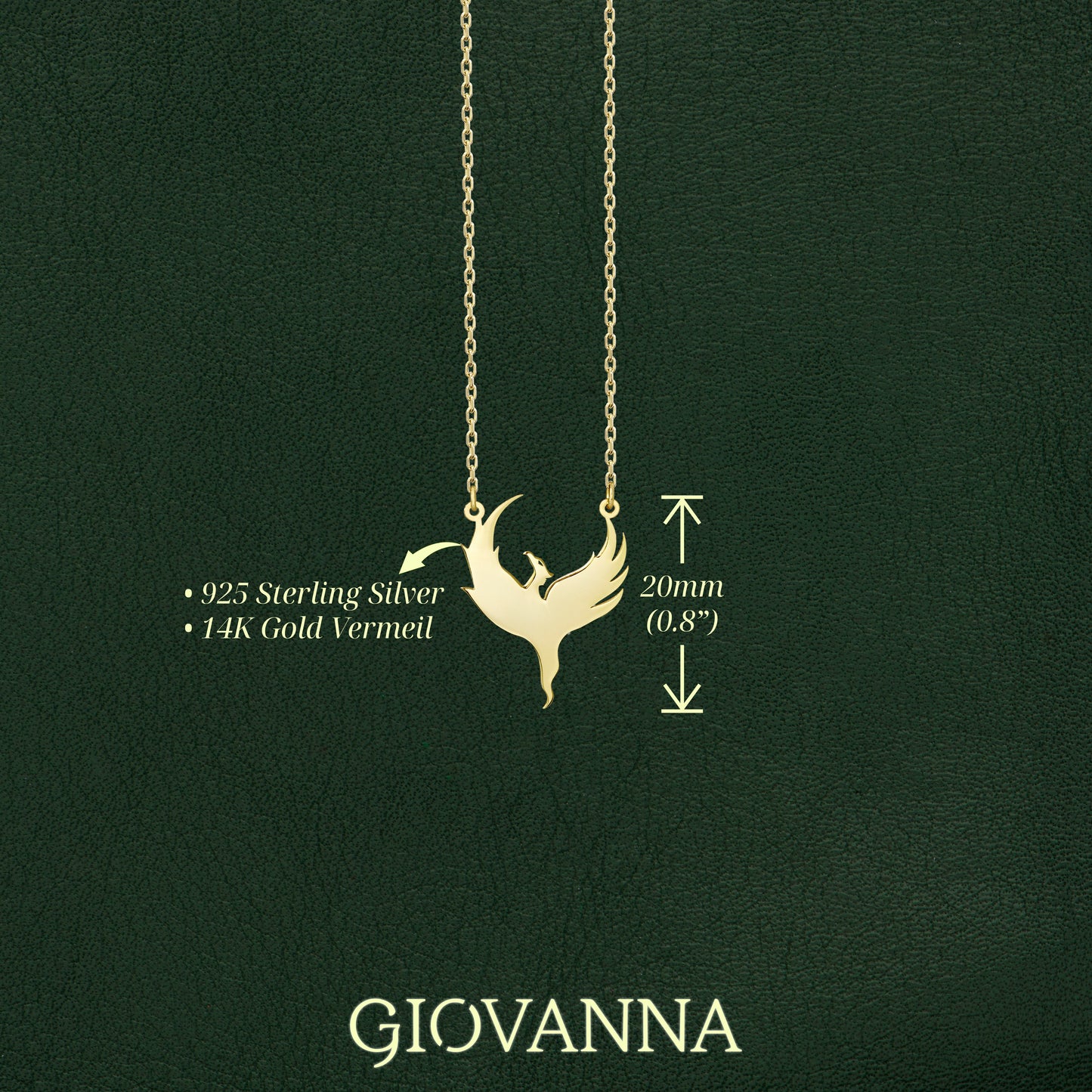 Rising Phoenix Necklace