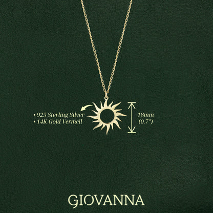 Dainty Sun Necklace