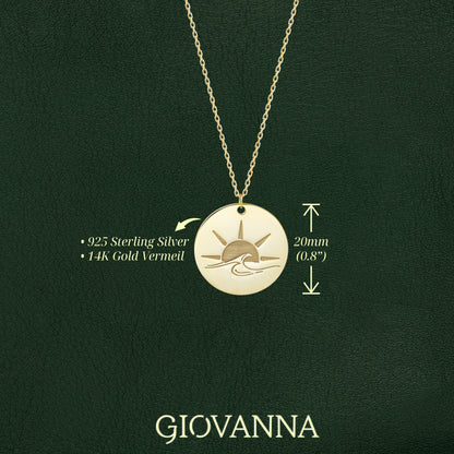 Sun & Wave Necklace