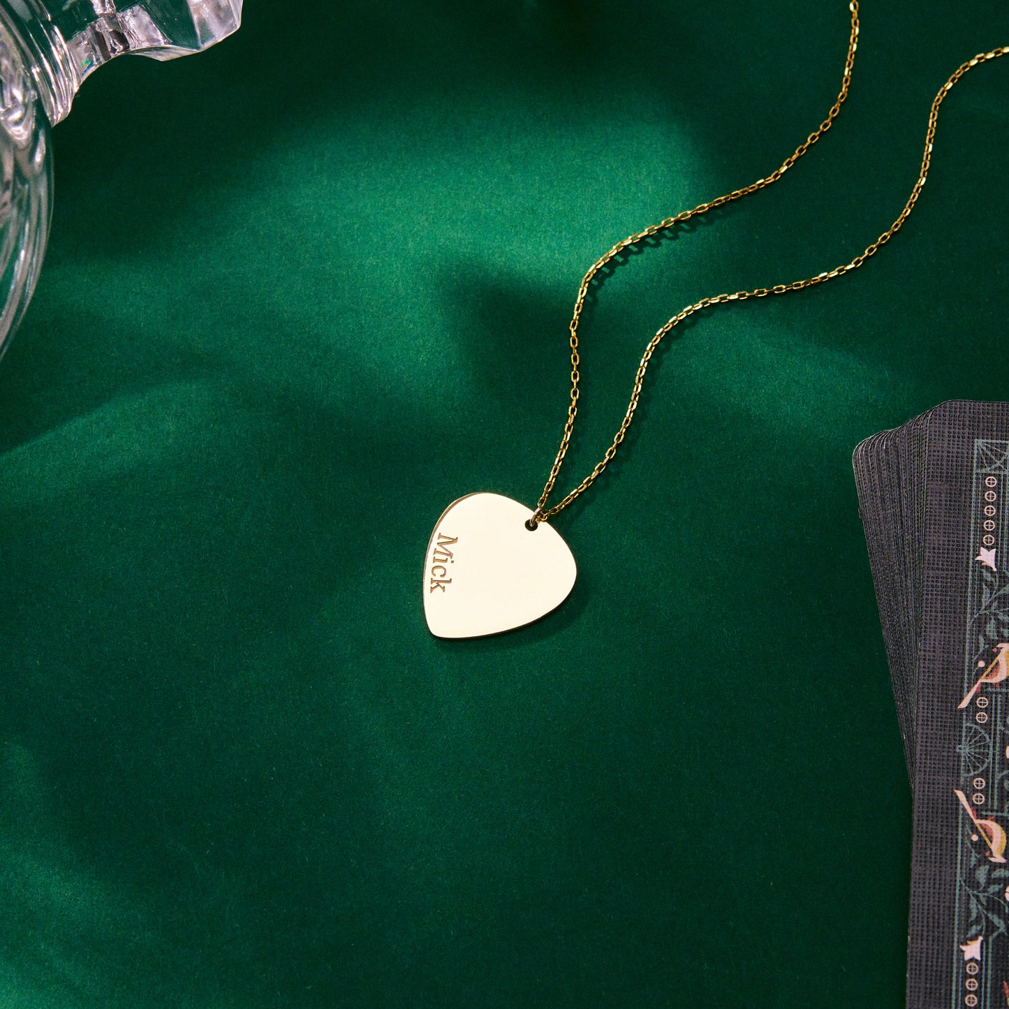 Personalized Guitar Pick Necklace