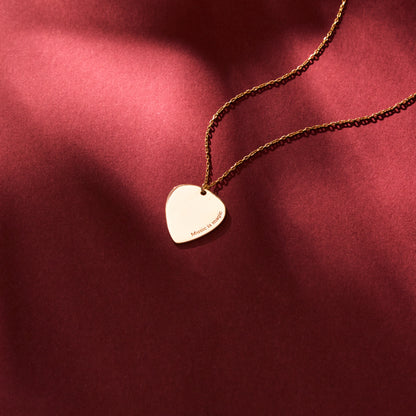 Personalized Guitar Pick Necklace